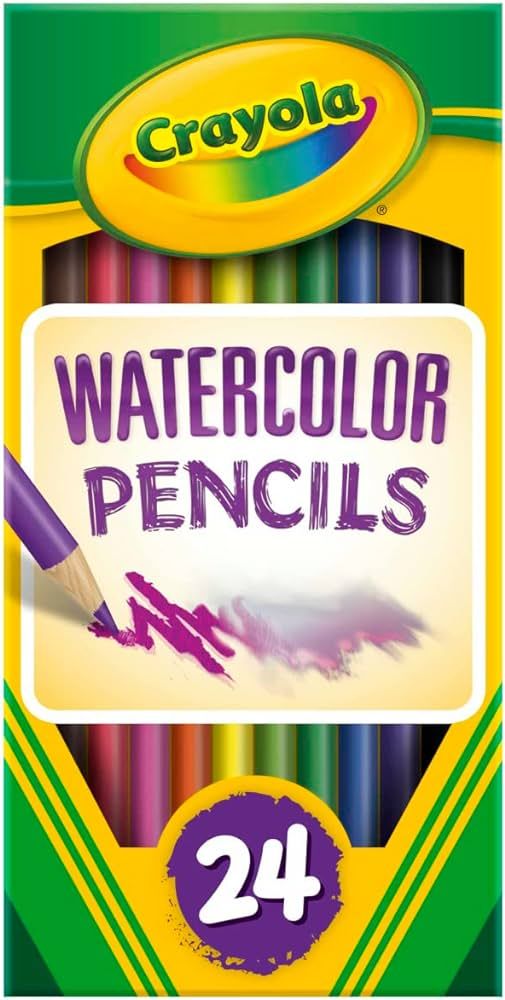 Crayola 24ct Watercolor Colored Pencils, Watercolor Paint Alternative, Craft Supplies | Amazon (US)