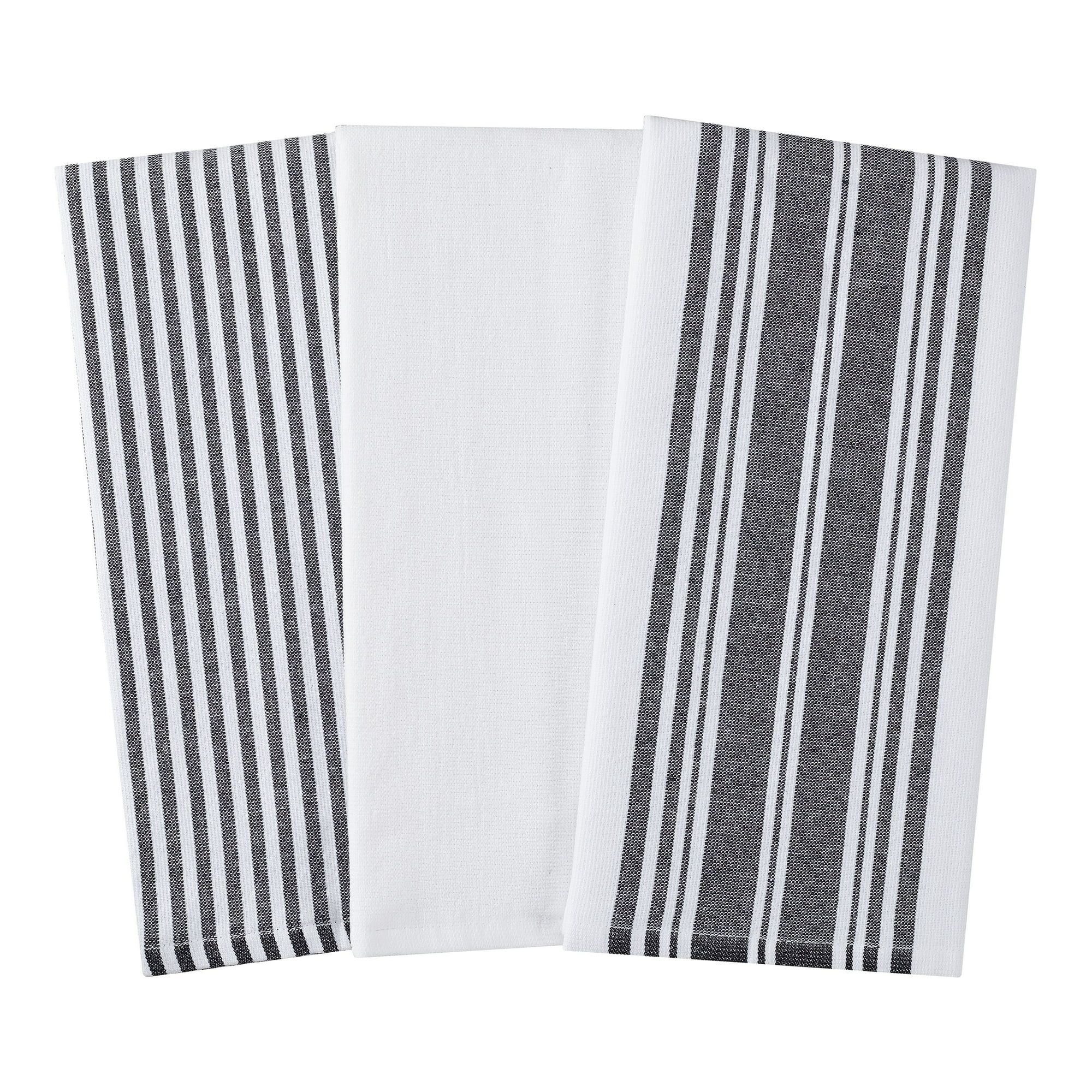 Better Homes & Gardens Culinary Stripe Kitchen Towel, Set of 3, Multiple Colors | Walmart (US)