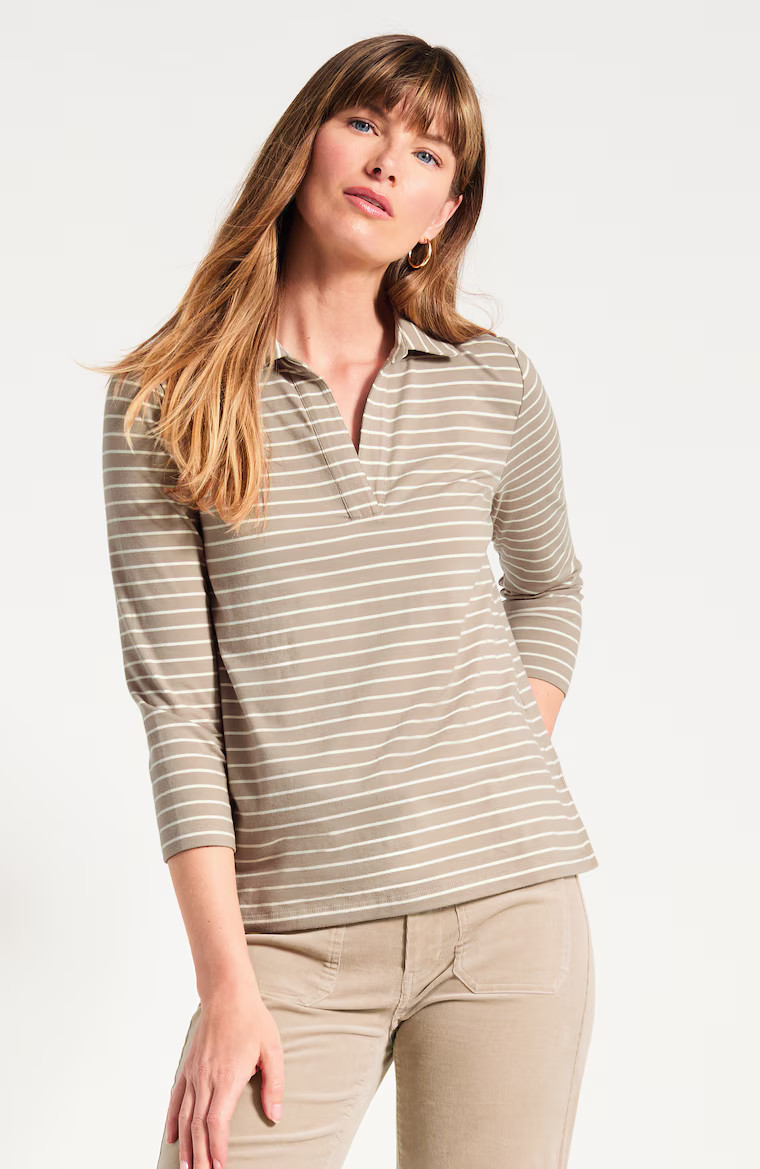 Luxe Supima® Polo Shirt | J. Jill