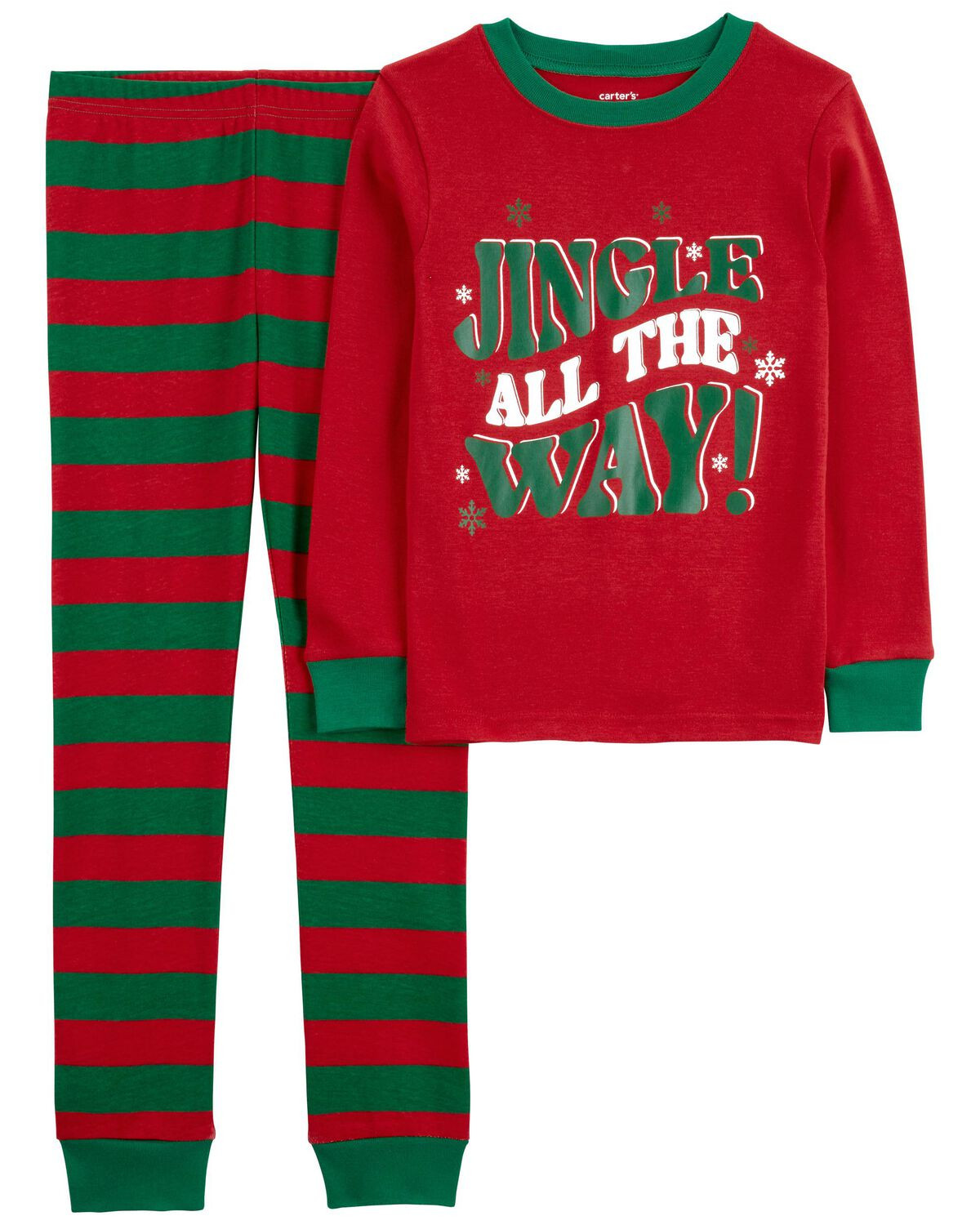 Kid 2-Piece Christmas Jingle All The Way 100% Snug Fit Cotton Pajamas - Carter's | Carter's | Carter's Inc