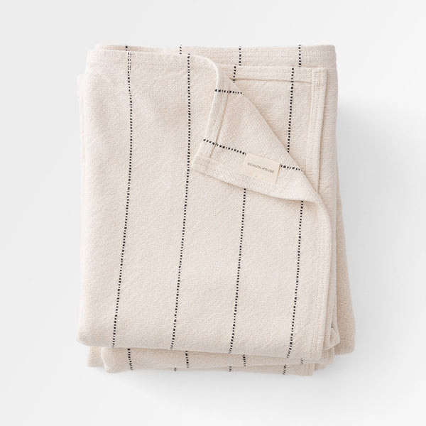 Cotton Pinstripe Throw | Schoolhouse