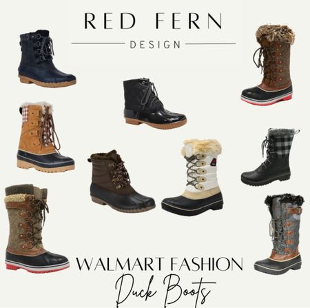 Duck boots galore! There’s a style for everyone and the warm lined boots are stylish for winter
#walmartpartner #walmartfashion #liketkit #liketk.it/xx @walmartfashion @shop.LTK 

#LTKSeasonal #LTKunder50 #LTKshoecrush