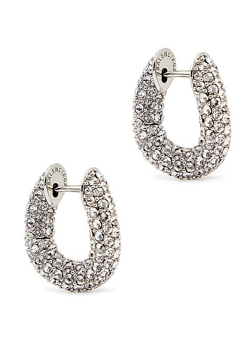 Loop XXS embellished hoop earrings | Harvey Nichols (Global)