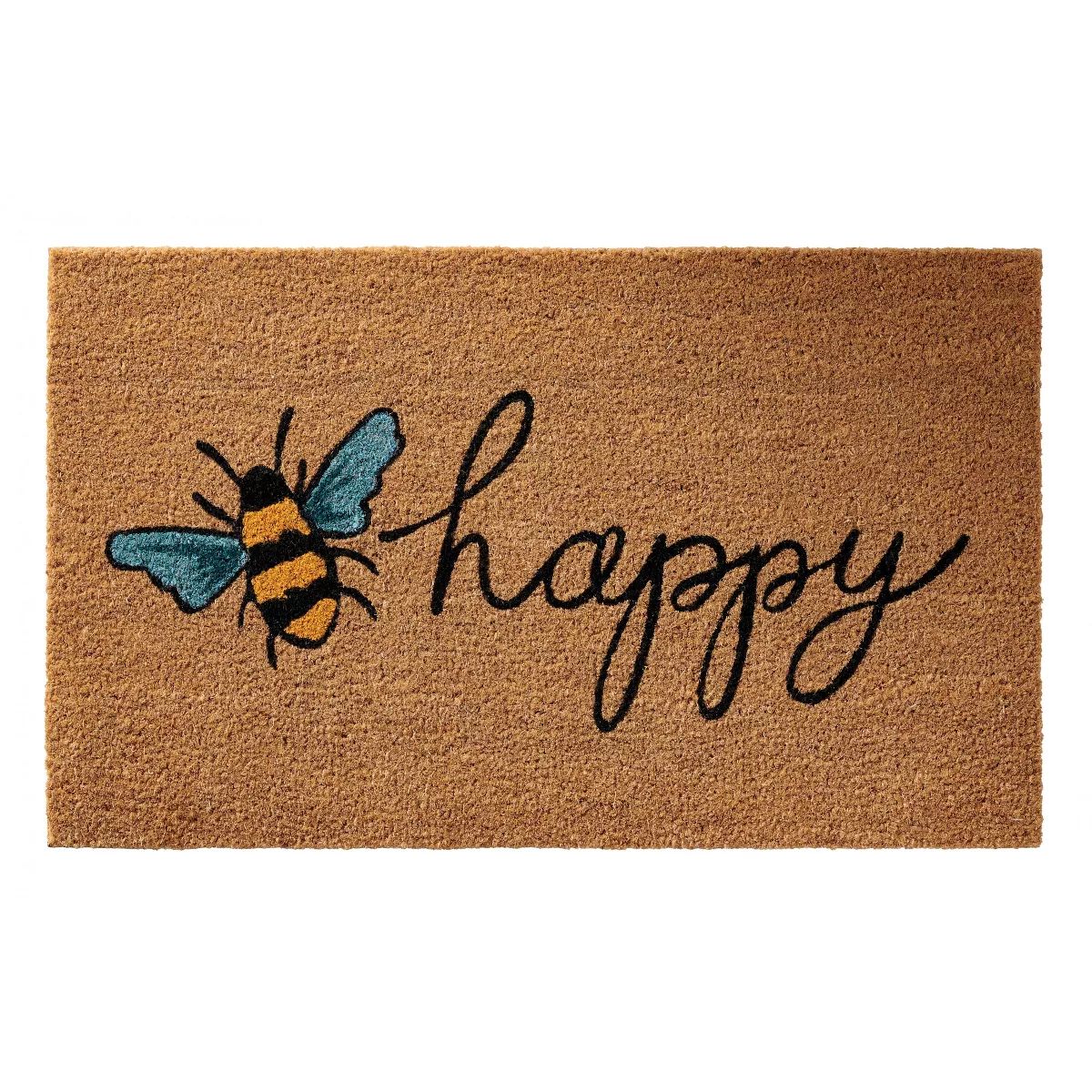 Nourison Casa Bella NC461 Bee Happy Door Mat - Multicolor 1'6"X2'6" | Target
