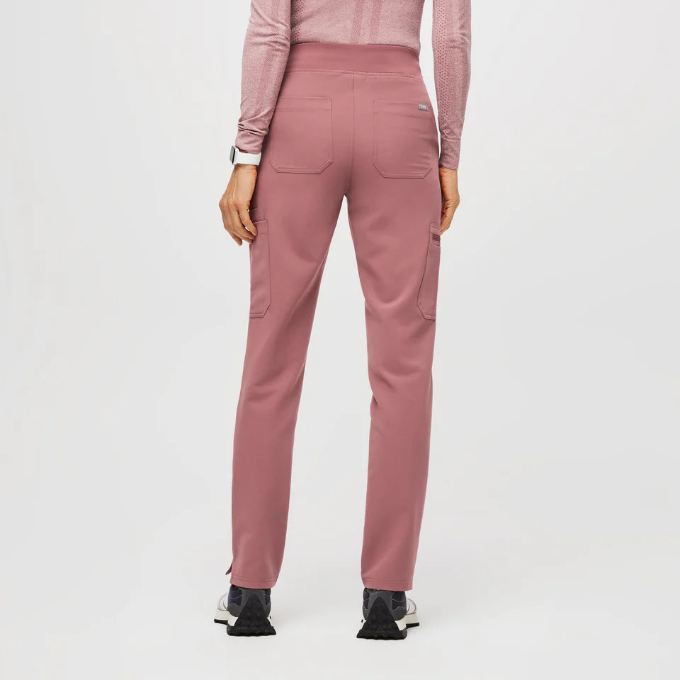 Women’s High Waisted Yola™ Skinny Scrub Pants 2.0 - Mauve · FIGS | FIGS