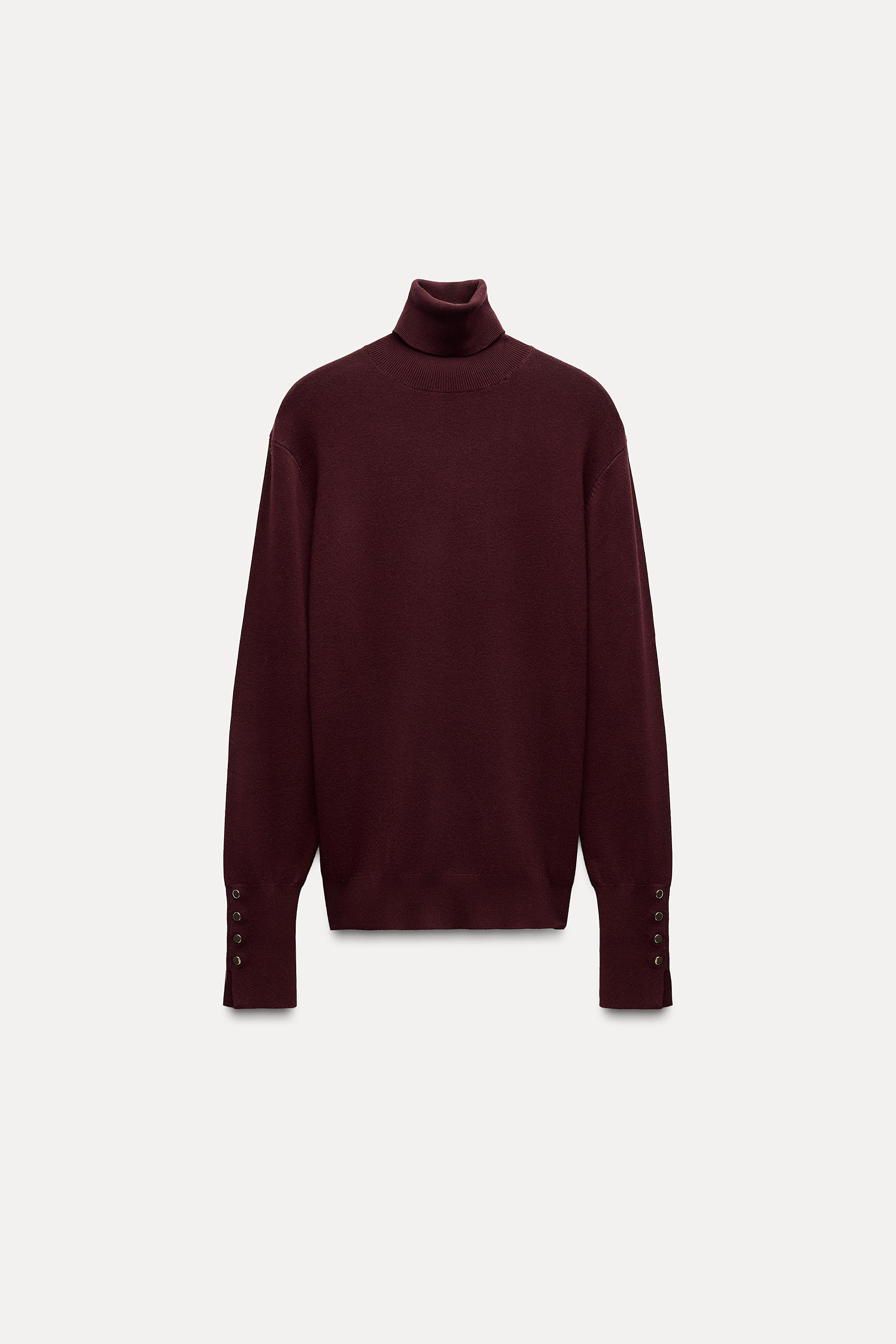 BASIC BUTTONED KNIT SWEATER | Zara US