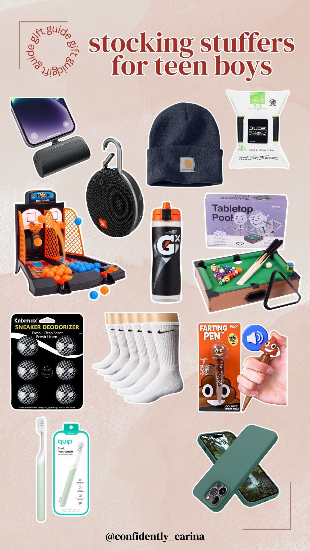 Sharing stocking stuffer ideas for teen boys! 

 #LTKGiftGuide #LTKHoliday #LTKFindsUnder50