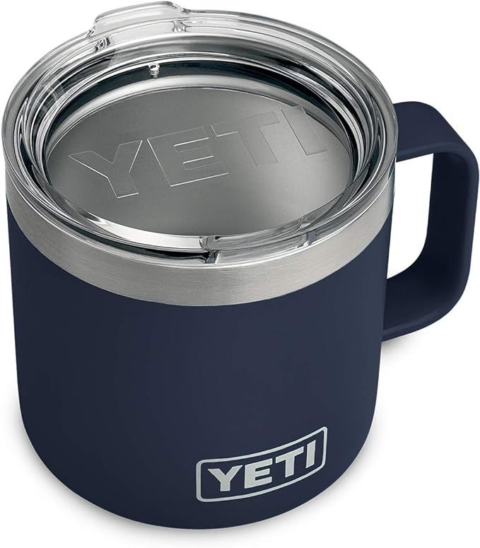 YETI Rambler 14 oz Mug, Stainless Steel, Vacuum Insulated with Standard Lid | Amazon (US)