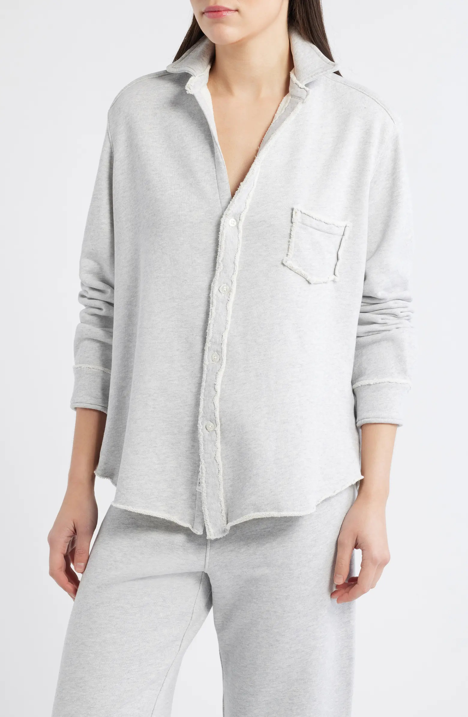 Frank & Eileen Relaxed Fit Cotton Terry Button-Up Shirt | Nordstrom | Nordstrom
