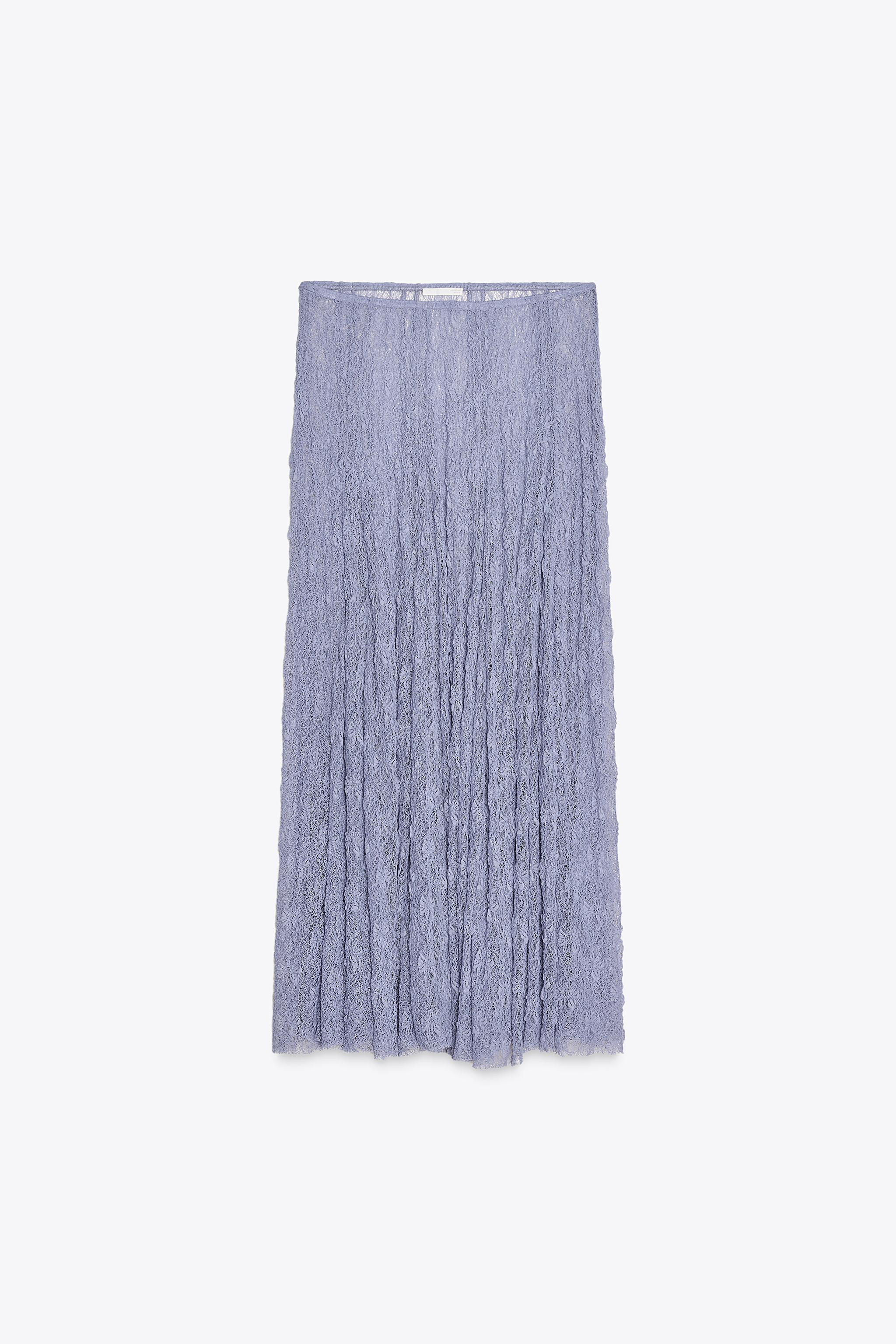 LONG LACE SKIRT | Zara US