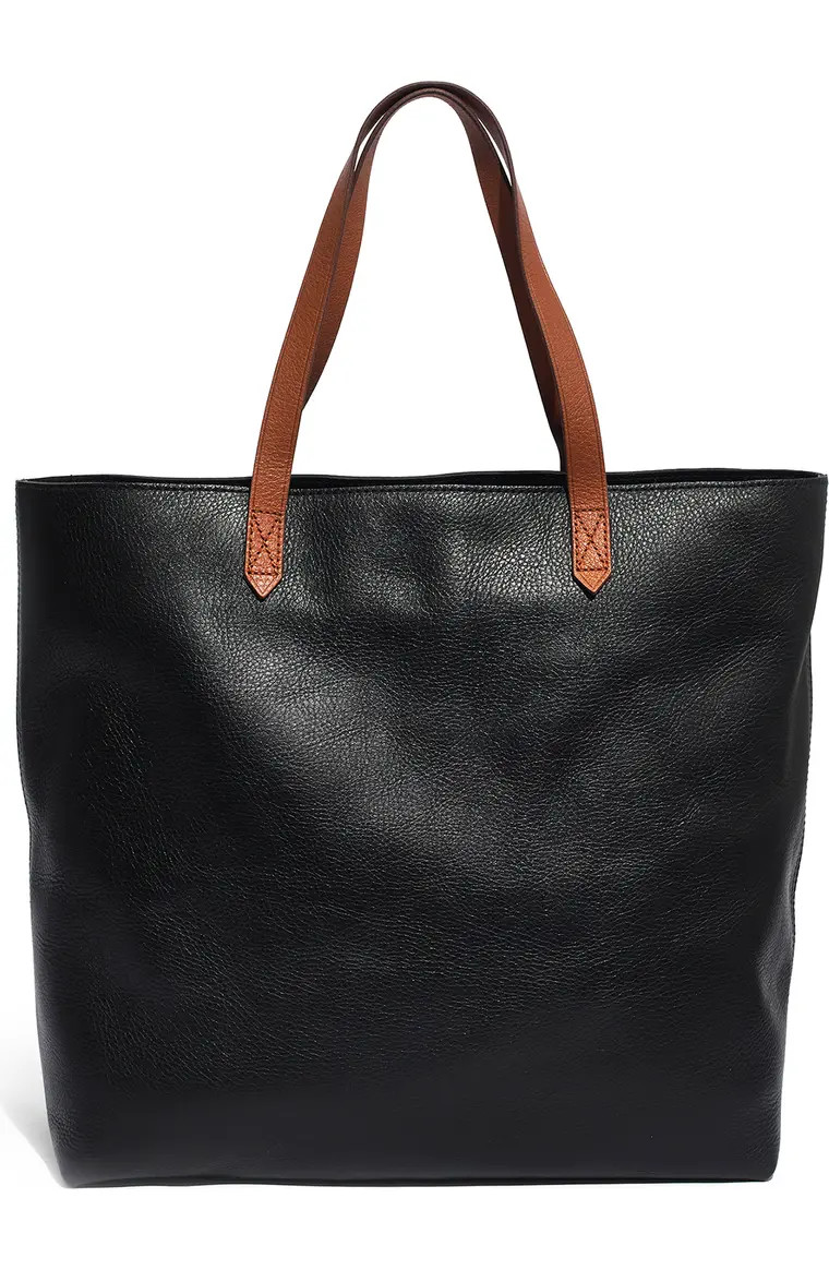Zip Top Transport Leather Tote | Nordstrom