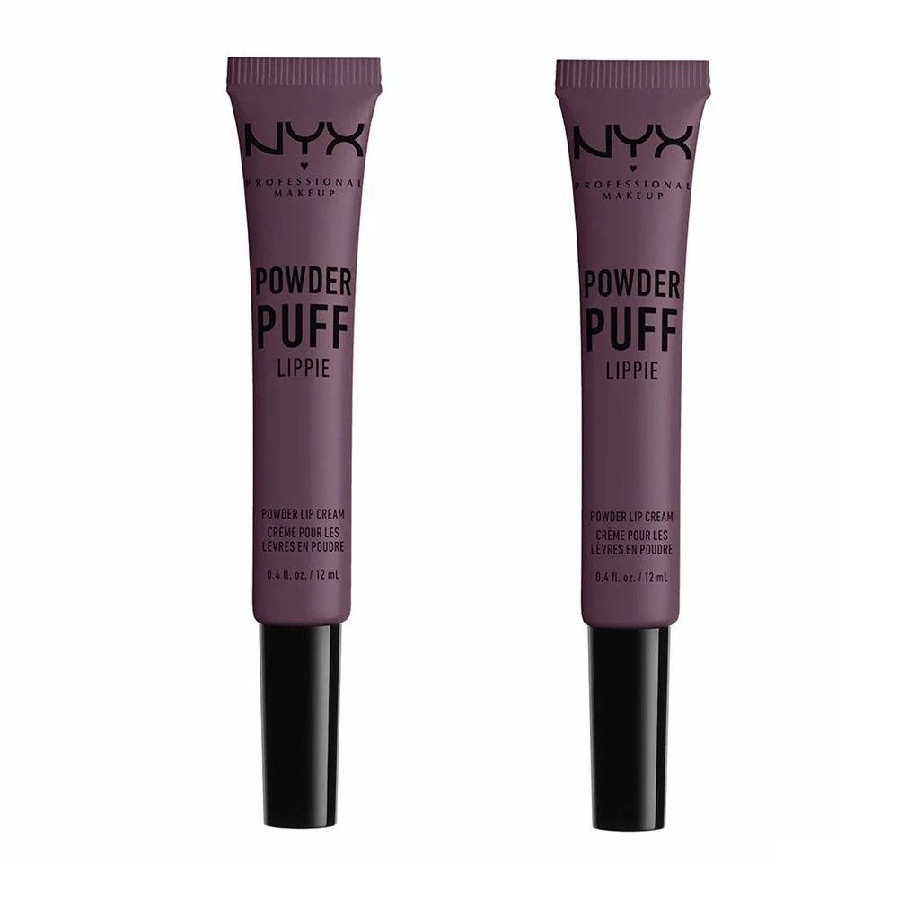 Pack of 2 NYX Powder Puff Lippie Powder Lip Cream, Detention PPL19 | Walmart (US)