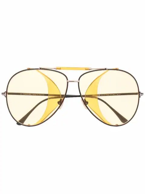 aviator frame sunglasses | Farfetch (US)