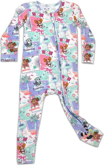 Kids' Paw Patrol Pups Convertible Footie Pajamas | Nordstrom