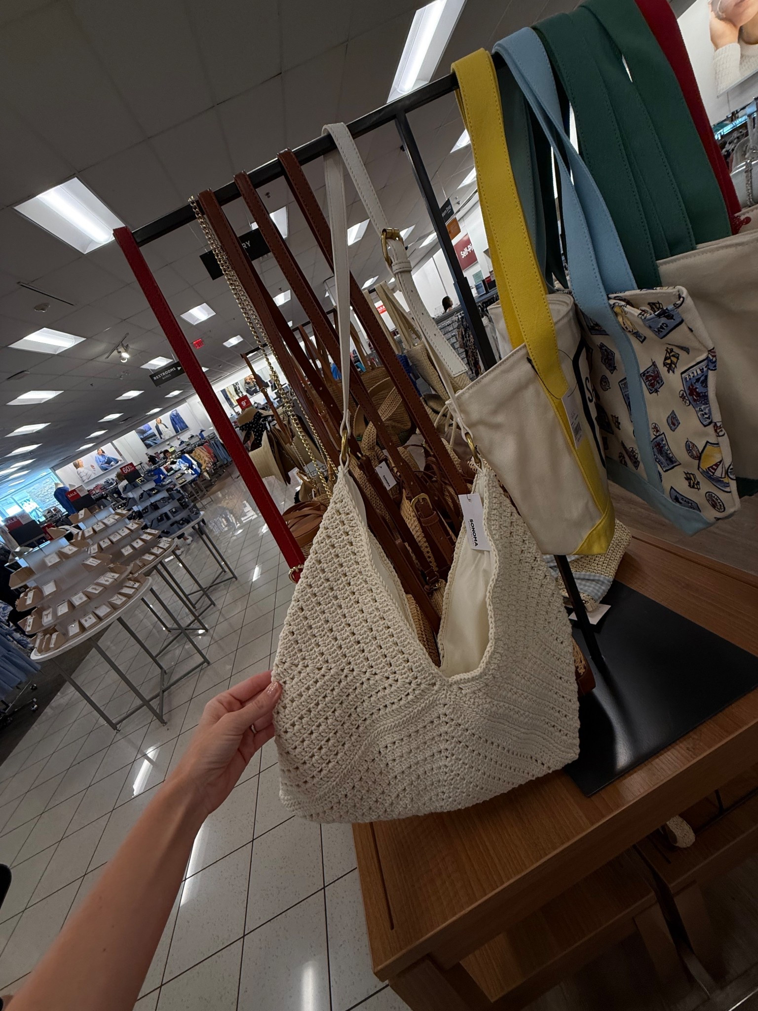 This bag is a total mood for the season. Specifically, it's the Sonoma Goods For Life Teagan Crochet Hobo Bag (from Kohl's), which is hitting that perfect "coastal granddaughter" meets "boho chic" aesthetic that is everywhere right now.

#LTKunder50 #LTKsalealert #LTKstyletip #summerstyle #springfashion #bohostyle #coastalgranddaughter
#crochetbag #hobobag #texturedfashion #vacationoutfit #kohlsfinds #affordablefashion #summeraccessories #beachbag