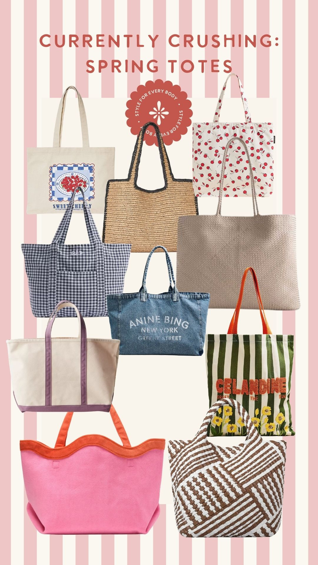 A variety of totes perfect for spring!  

 #LTKSpringSale #LTKSeasonal #LTKSaleAlert