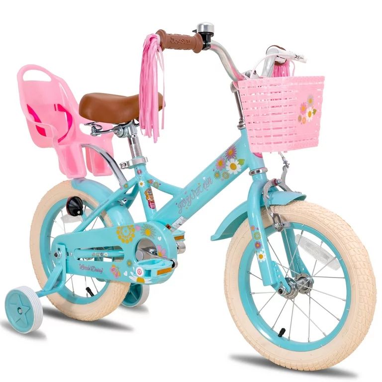 JOYSTAR Little Daisy 12 Inch Kids Bike for 2 3 4 Years Girls with Training Wheels Princess Kids B... | Walmart (US)