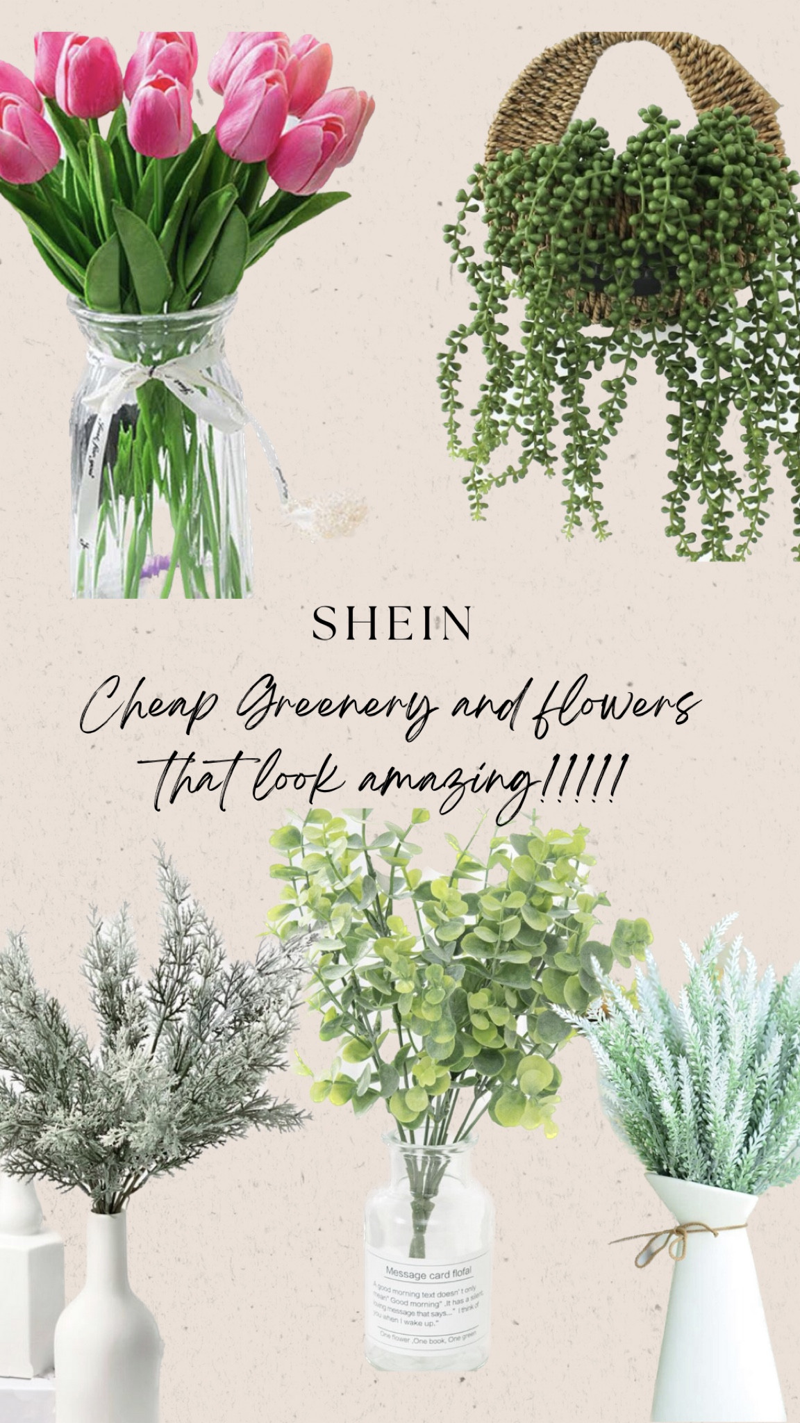 I am lovingggg these cheap faux flowers and greenery at Shein. They have amazing prices on these!!! 

#LTKSeasonal #LTKsalealert #LTKhome