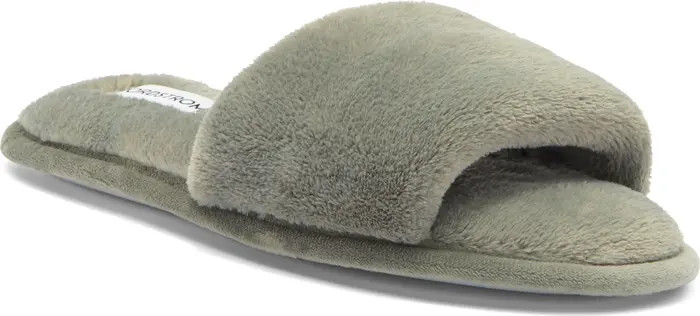 Nordstrom Plush Faux Fur Slipper (Women) | Nordstrom | Nordstrom