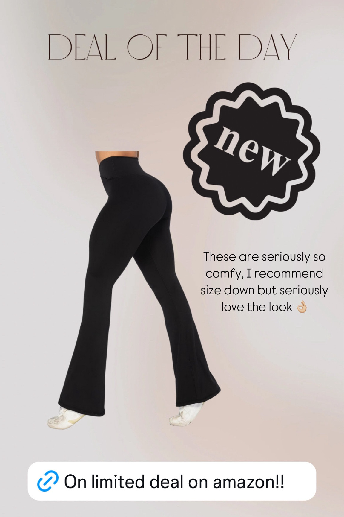 This flare look is 👌🏼 recommended to size downn

#LTKStyleTip #LTKFitness #LTKxPrimeDay