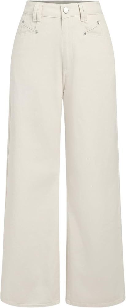 CIDER Denim High Waist Wide Leg Jeans | Amazon (US)