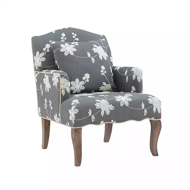 Natalie Floral Accent Chair | Kirkland's Home