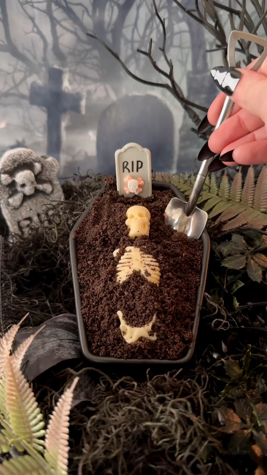 This ramekin is oven safe and makes the spookiest coffin cakes! 

#LTKParties #LTKSeasonal