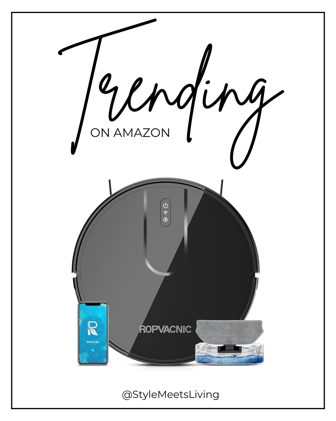 This ROPVACNIC Robot Vacuum S1 a vacuum + mop combo that basically cleans your floors for you. If you love anything that saves time and keeps your home looking fresh, this one’s worth checking out.

robot vacuum, robot vacuum mop combo, ROPVACNIC S1, smart home cleaning, automatic vacuum, self charging vacuum, floor cleaning, cleaning hacks, home essentials, Amazon finds, Trending on Amazon 

 #LTKHome #LTKSaleAlert