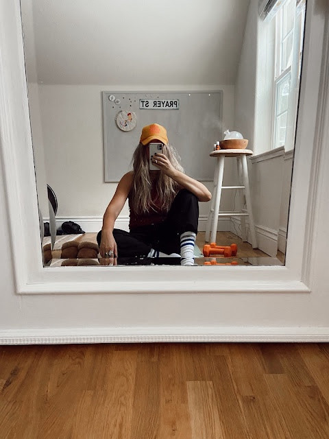 Some workout staples. Trucker hat, striped socks and the best tank top! Plus my favorite protein 😋☀️

#LTKstyletip #LTKfitness #LTKworkwear