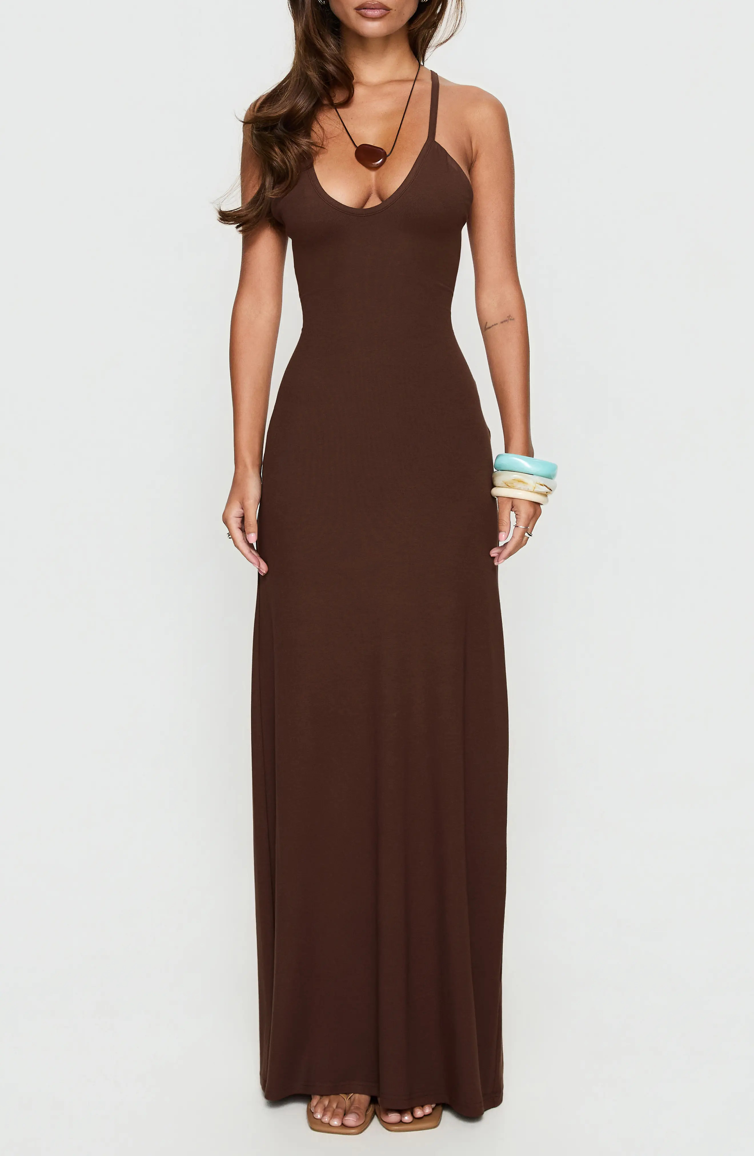 Pasita Halter Tie Up Maxi Dress (Women) | Nordstrom | Nordstrom