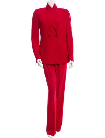 Sonia Rykiel Double-Breasted Two-Piece Pantsuit | The Real Real, Inc.