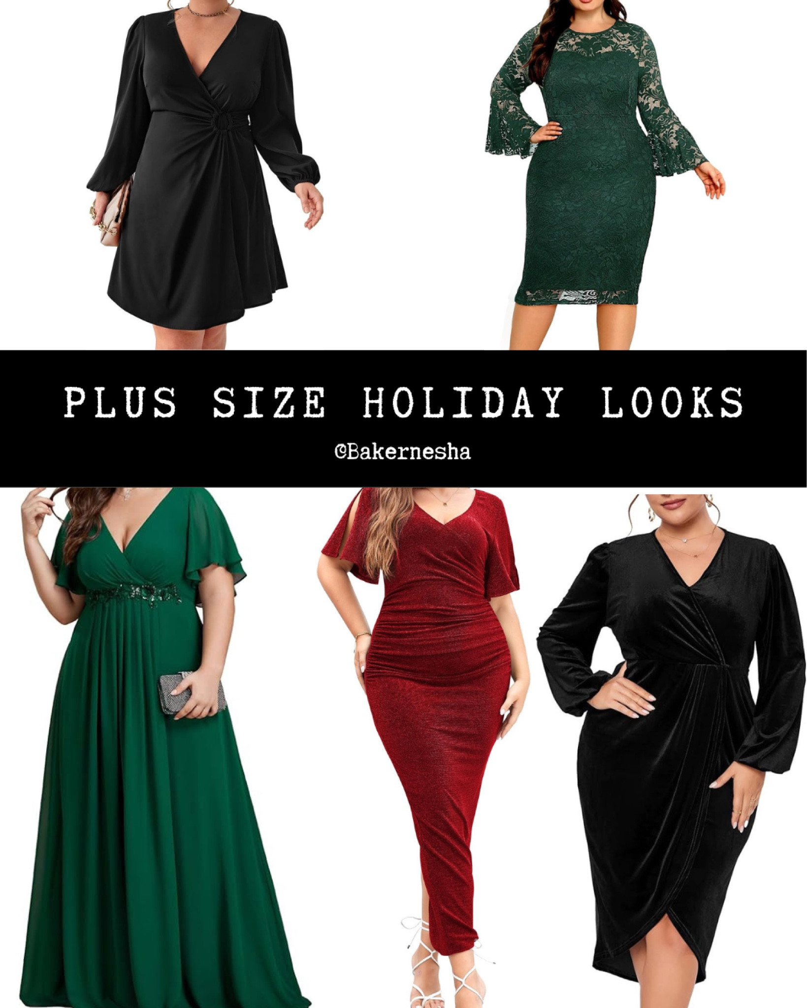 Plus Size Holiday Dresses 

#LTKSeasonal #LTKplussize #LTKHoliday
