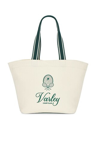Robinson Canvas Club Tote in Ivory & Forest | Revolve Clothing (Global)