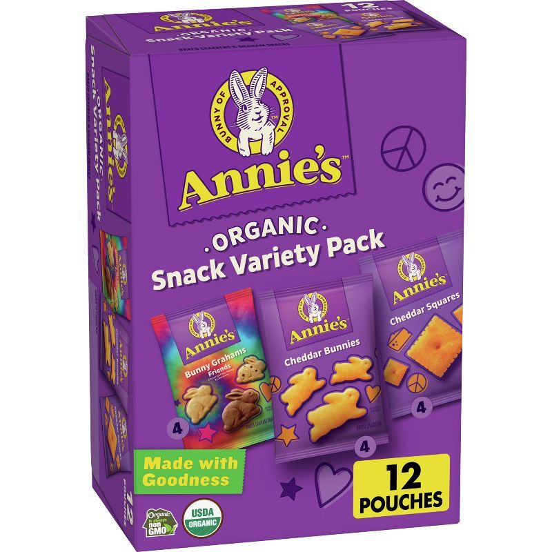 Annie's Homegrown Variety Snack Pack - 12ct | Target