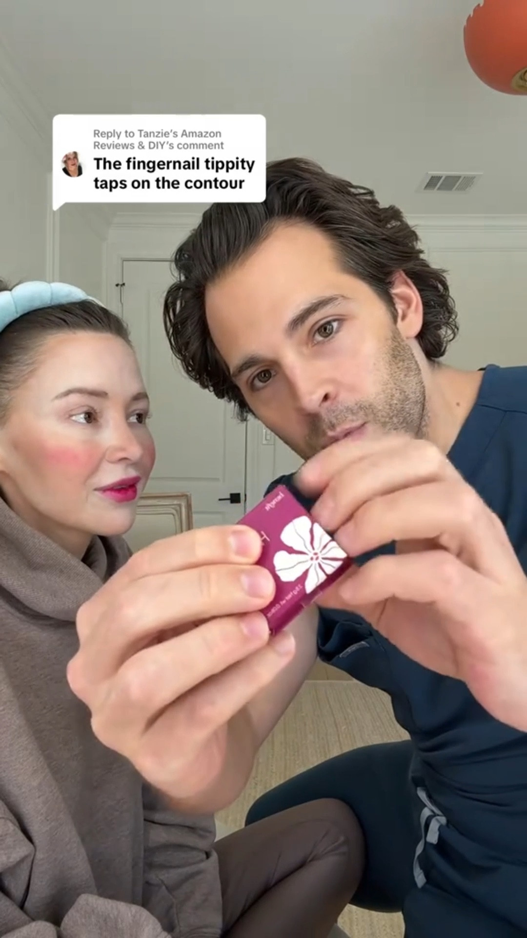 my reaction at the end 😂 where did he learn this? 😂 someone described the final makeup look as, “you just got out a fight and we don’t know who won” 🥊 😆 @Rare Beauty can you please teach him contour and blush. He’s a big supporter lol (see previous videos) 🫣 im gonna be out of my Sephora surprise very very quickly. I’m prob gonna keep having him do my eyebrows tho they look good for a girl who just lost all of her brows a week ago! but seriously who wants to teach him how to do the rest? At the end of the video he said, “I know I’ll do better next time” so…. maybe we will see 👀 🥊💄🏆

#LTKBeauty #LTKSeasonal #LTKFindsUnder50