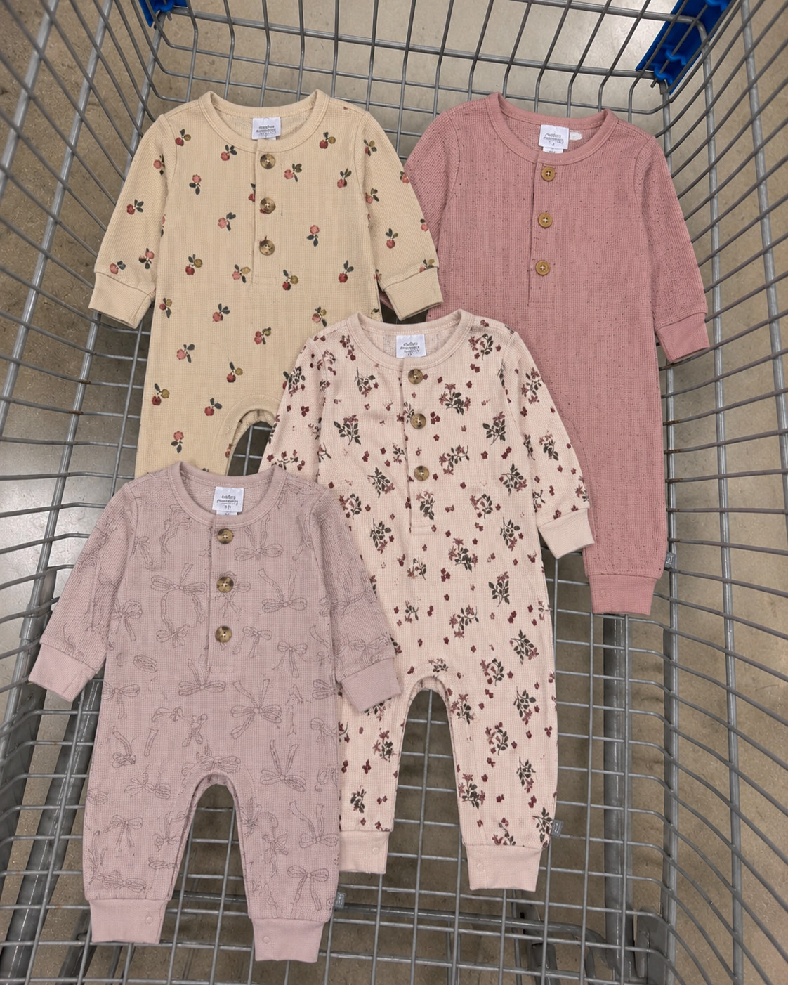 NEW! The sweetest little fall lineup for baby girls from Modern Moments at Walmart! 🍂🎀🤎 These cozy waffle-knit one pieces in soft florals, bows and muted pinks are giving me all the fall baby outfit feels! I love how easy they are for everyday wear while still looking so cute.
-
#BabyGirlStyle #BabyGirlClothes #FallBabyOutfits #BabyFashion #BabyGirlFinds #WalmartFinds #WalmartBaby #FallFashion #MomFinds #AffordableBabyClothes 

 #LTKBaby #LTKBump #LTKKids
