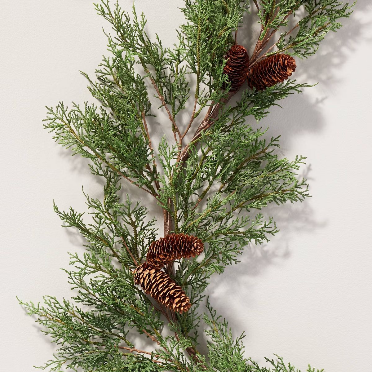 6' Faux Cedar & Pinecone Christmas Garland - Hearth & Hand™ with Magnolia | Target