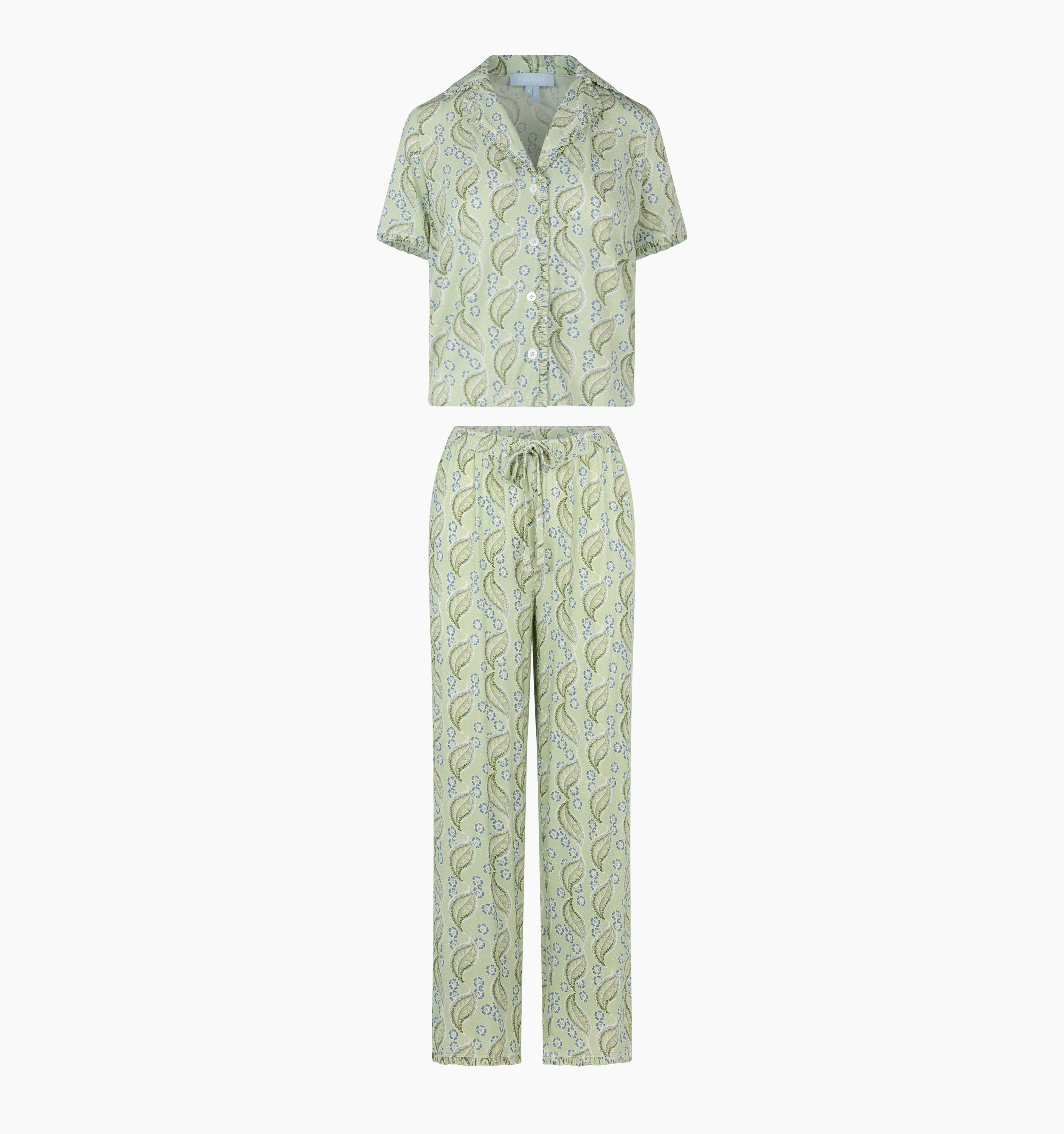 The Marina Pajama Set | F. Steiner & Co. Archive Eucalyptus Floral / M | Hill House Home | Hill House Home US