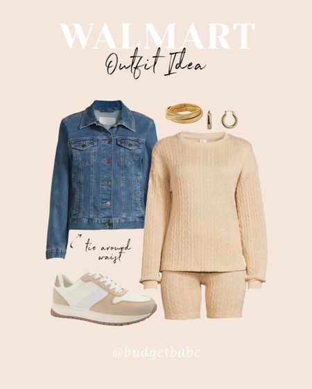 Walmart casual outfit idea with this cozy matching set #walmartpartner #walmartfashion #walmart @walmart 

#LTKunder50 #LTKunder100 #LTKstyletip