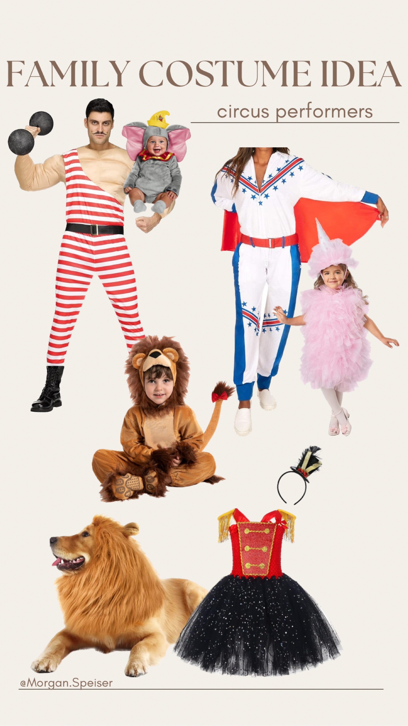 This costume idea is perfect for a family or big group of friends!  There are endless options as to what you could add in to make up the “circus”. 




@Morgan.Speiser 
Halloween, Halloween costume ideas, family costumes, kids costumes, couples costume, circus costumes. 


#LTKHalloween #LTKHoliday #LTKSeasonal