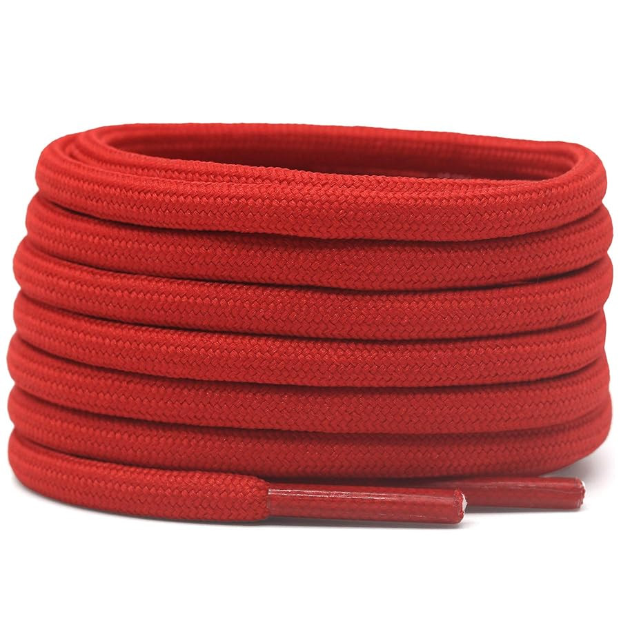 DELELE 2 Pair Thick Round Climbing Shoelaces Hiking Shoe Laces Boot Laces | Amazon (US)