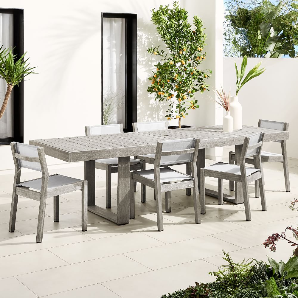 Portside Outdoor Expandable Dining Table | West Elm (US)