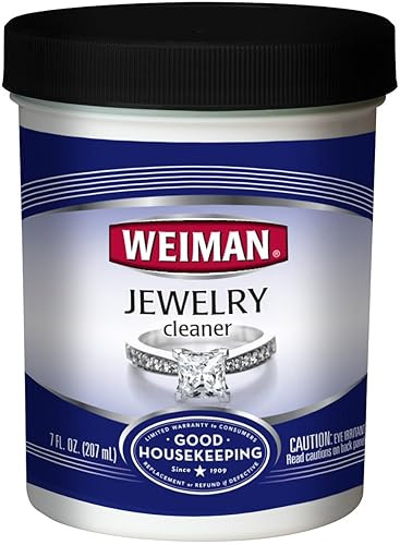Weiman Jewelry Cleaner Liquid – Restores Shine and Brilliance to Gold, Diamond, Platinum Jewelr... | Amazon (US)