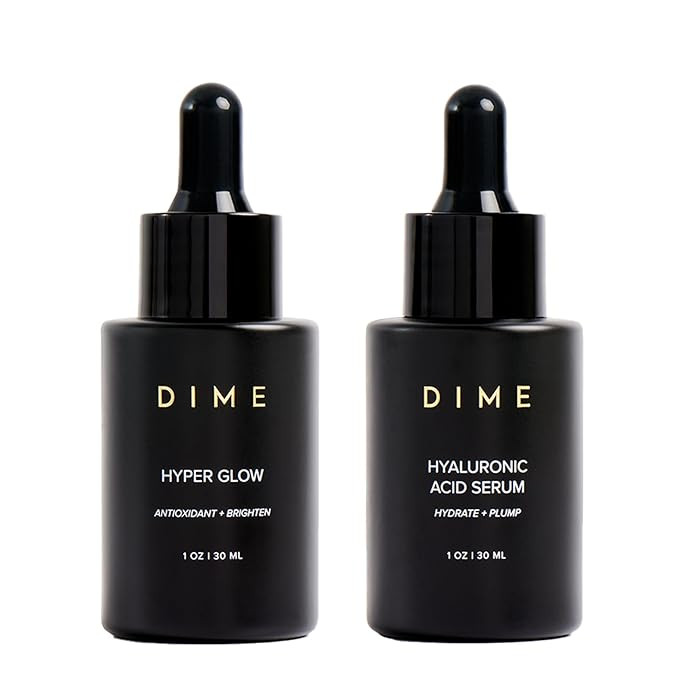 DIME Beauty Serum Set ($64 Value) - Includes Hyaluronic Acid + Hyper Glow Serum (30 ml Each) | Amazon (US)