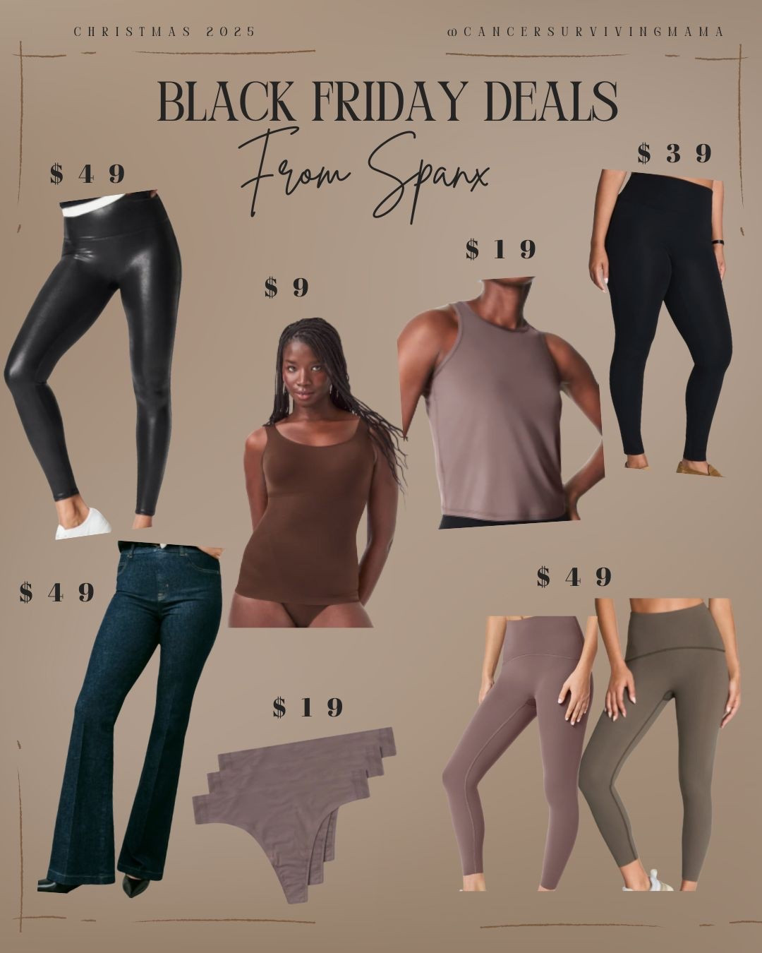 Pssst Spanx is having their biggest sale of the year, over 50% off and up to 68% off some of the best sellers for black friday! From every day leggings, booty boost leggings, underwear to basic tanks, this is a huge sale!! 🔥

women’s clothing | spanx | women’s must haves | mom clothes | tummy control | black friday | black friday deals | on sale now | trending | best seller | christmas gift | christmas gift ideas | cyber week | womens fashion | gift ideas | gift ideas for her  

#blackfridaydeals #blackfridaysale #blackfriday #christmasgift giftideas #spanx #tummycontrol 

#LTKGiftGuide #LTKSaleAlert #LTKCyberWeek