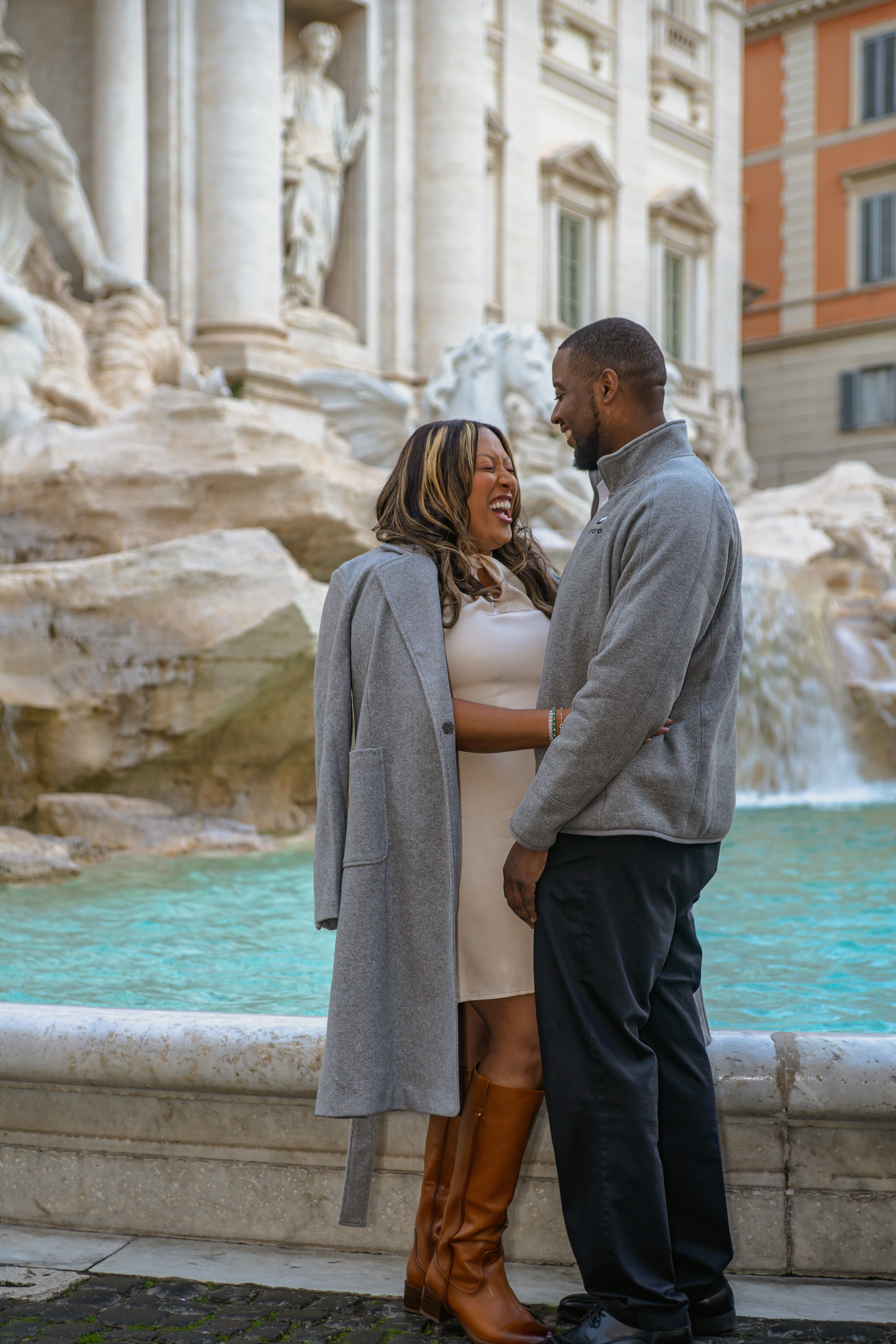 Engagement Outfit 💍 Sizes: Dress: XL, Boots 12 (Sized up one size). Not the exact coat, but linked one similar.

#LTKFindsUnder50