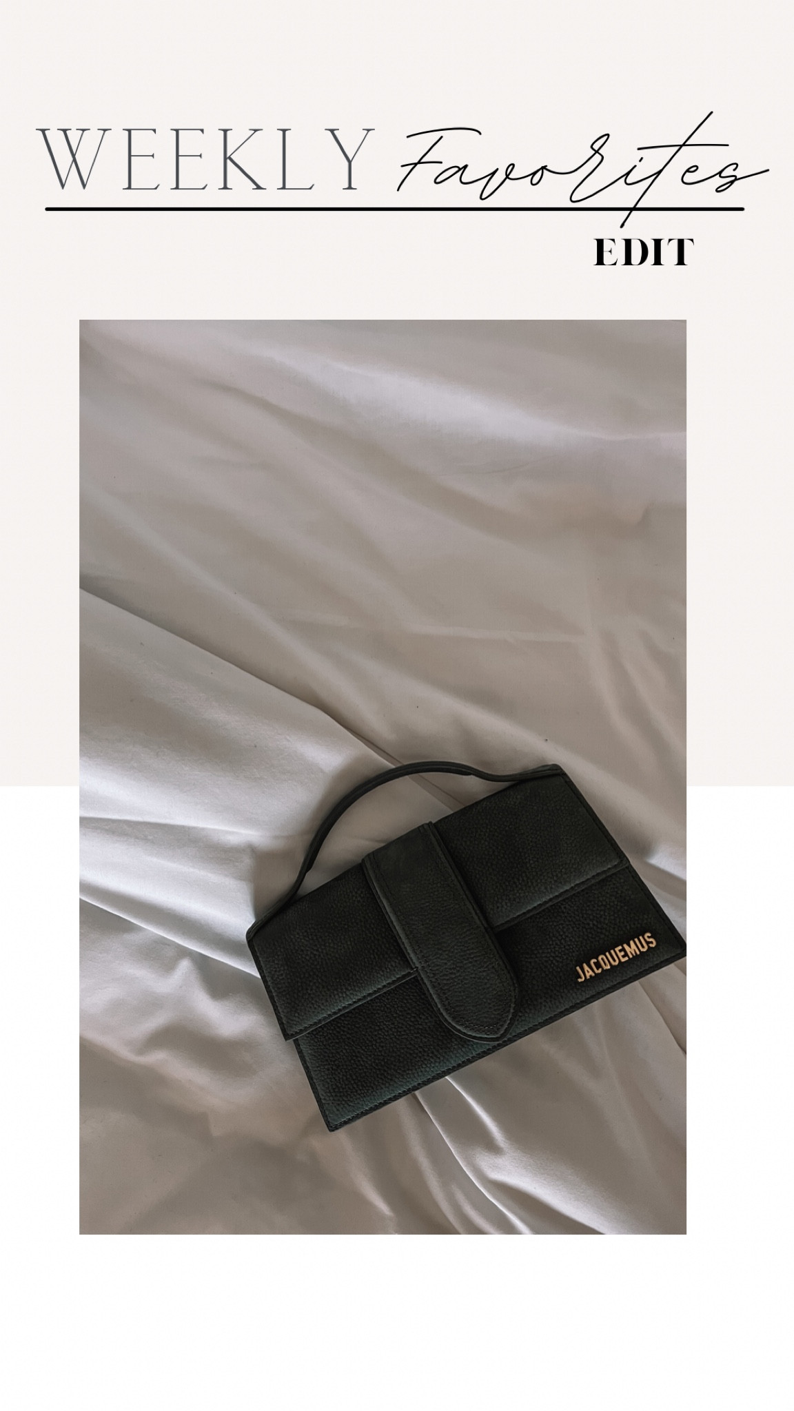 weekly favs, Jacquemus le bambino bag, shopbop sale, it bag, fall bag

#LTKstyletip #LTKfit #LTKitbag