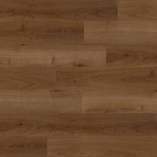 DuraDecor Liz Marie's Guesthouse Brown 20 MIL x 7 in. W x 48 in. L Click Lock Waterproof Lux Viny... | The Home Depot