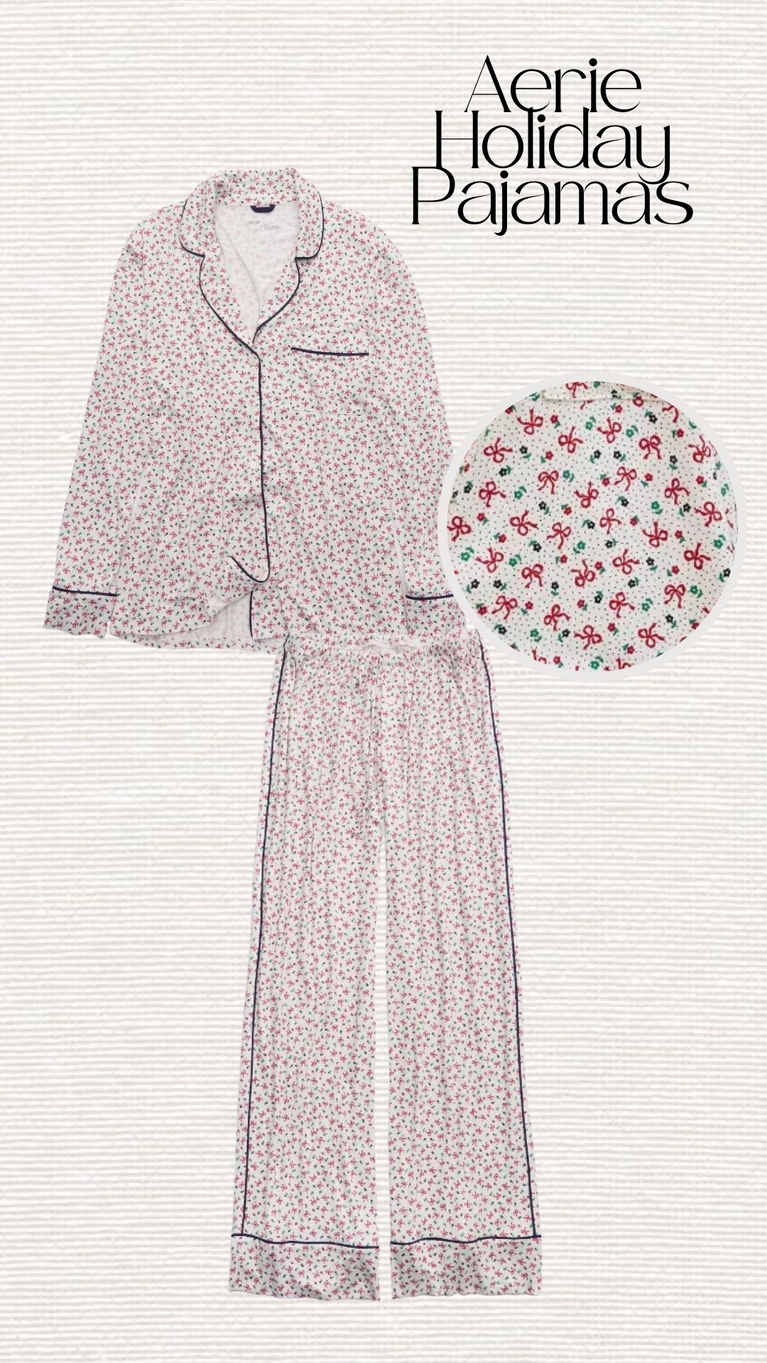 These gorgeous pajamas are super soft and on sale at aerie!! 

#LTKSeasonal #LTKStyleTip #LTKFindsUnder50