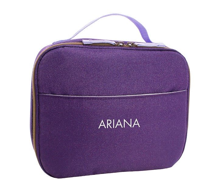 Colby Solid Plum Cold Pack Lunch Box | Pottery Barn Kids